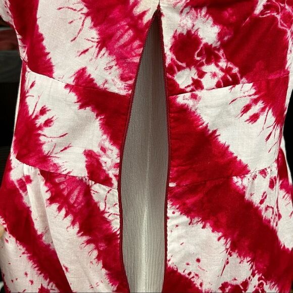 Calypso St Barth for Target Red Tie Dye Maxi Dress 4 - Picture 5 of 6
